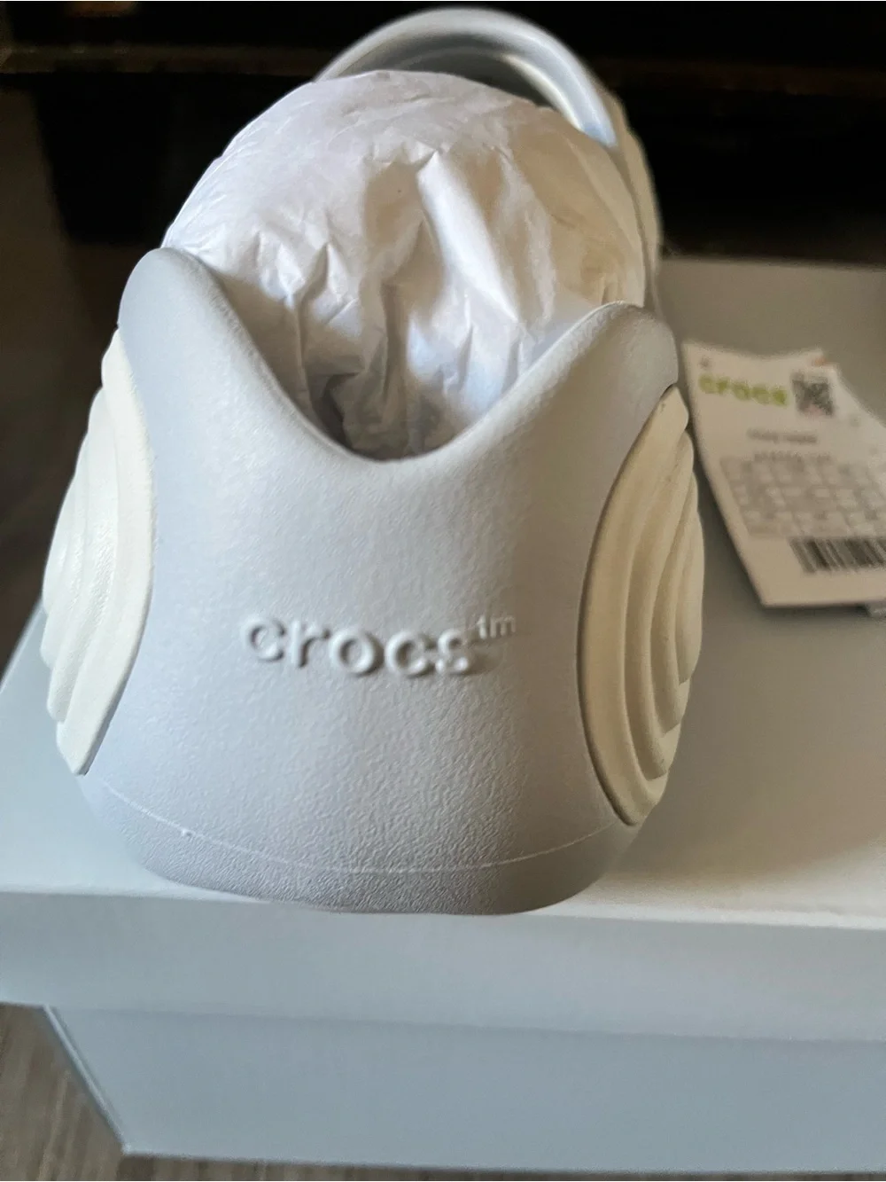 CROCS modern sculptural
